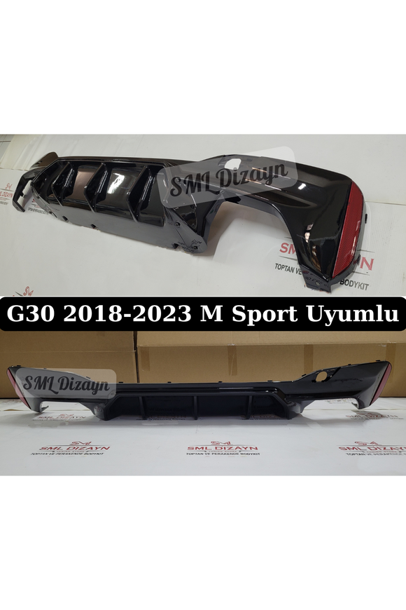 bmw g30 arka tampon difizör 