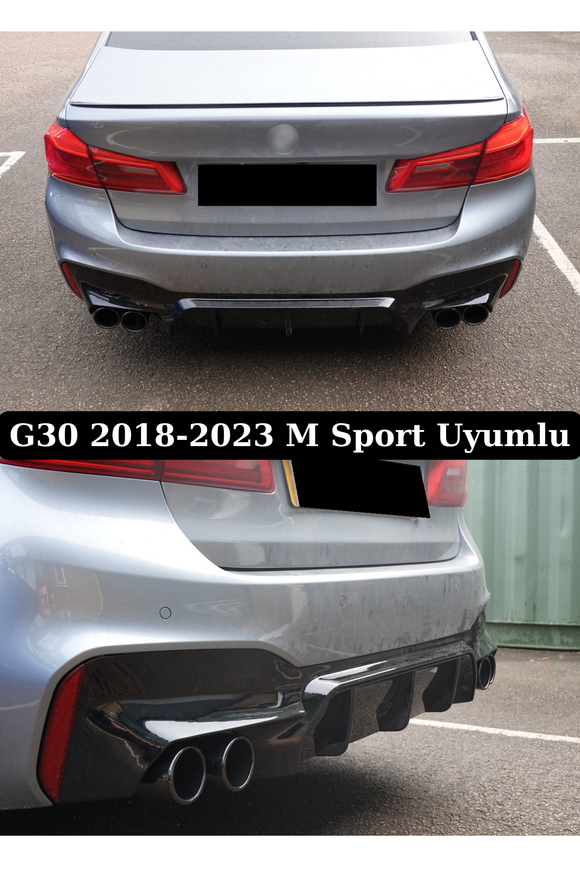 rear diffuser lip for bmw g30 m sport