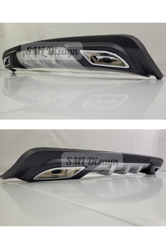 Cruze Sedan Gri Universal Difüzör Difizör Plastik 2008-2014