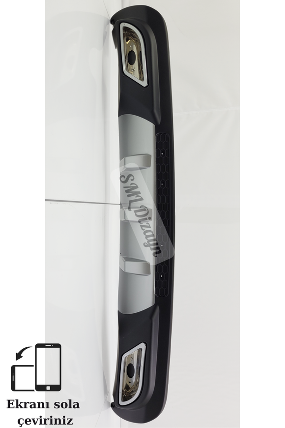 Cruze Sedan Gri Universal Difüzör Difizör Plastik 2008-2014