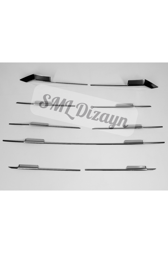chrome grill trims for tranist custom
