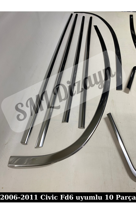 chrome window molding trim for honda civic 8th gen sedan