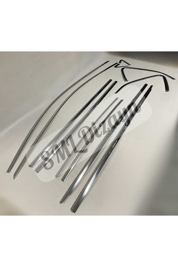 chrome window trim for 2022-2023-2024 volkswagen polo