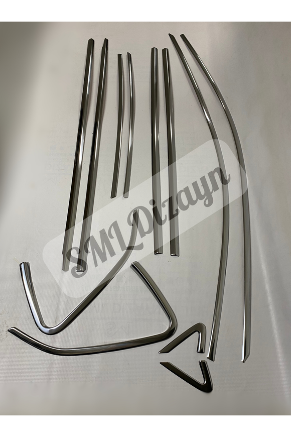 chrome window trim for 2022-2023-2024 volkswagen polo