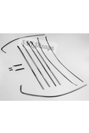 chrome window trims for jetta mk6