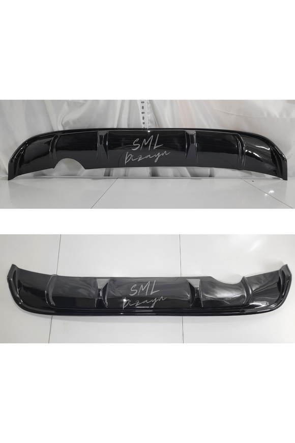 rear diffuser lip for citroen c4 2010-2011-2012-2013-2014-2015-2016-2017-2018