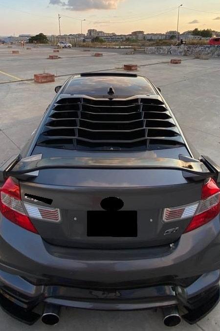 2012-2013-2014-2015-2016 honda civic fb7 arka cam vizör kaplama