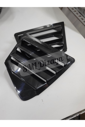 quarter window louvers for honda civic 9th gen