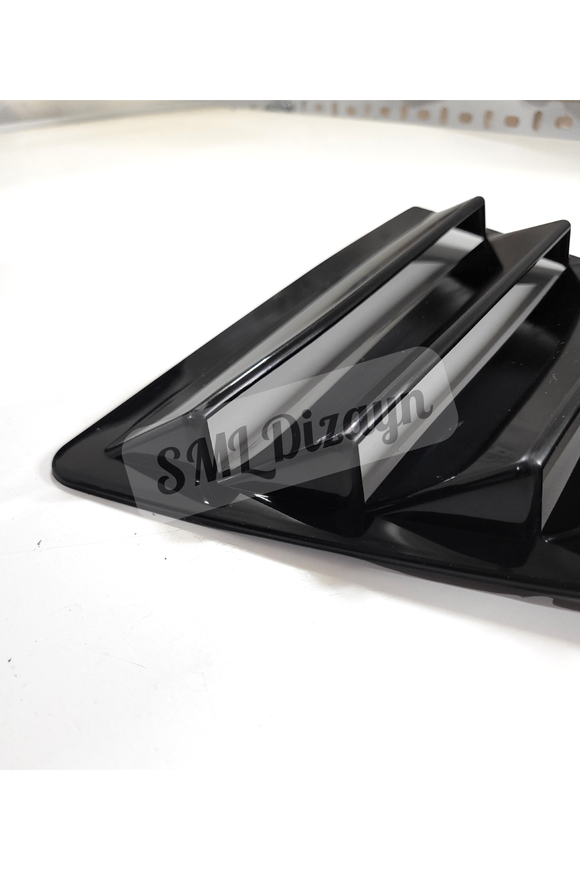 quarter window louvers scoops vents for honda civic 2012-2013-2014-2015-2016