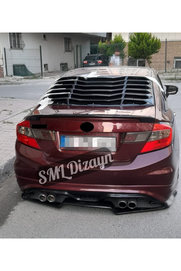 civic fb7 voltex arka ek difüzör