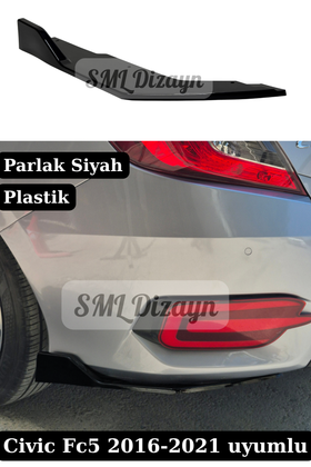 civic fc5 arka flap lip