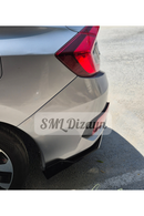 rear side splitters for civic 10th gen sedan