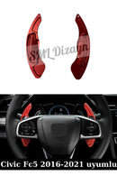 Civic Fc5-Fk7 F1 Vites Kulaçık Pedal Shift Paddle 2016-2021-1