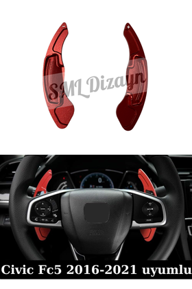 Civic Fc5-Fk7 F1 Vites Kulaçık Pedal Shift Paddle 2016-2021