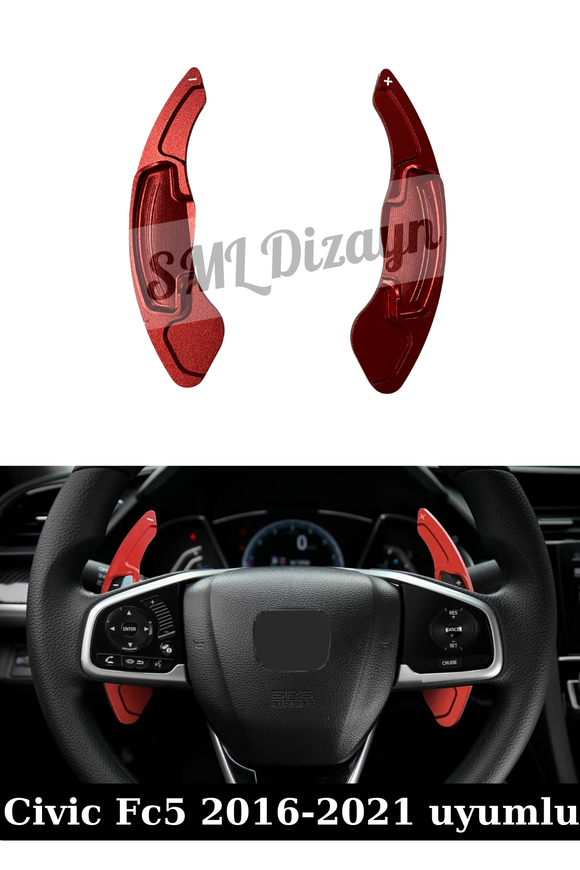 Civic Fc5-Fk7 F1 Vites Kulaçık Pedal Shift Paddle 2016-2021