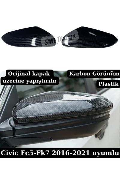 civic fc5 karbon ayna kapağı