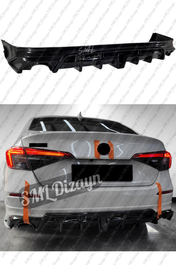 honda civic fe 1 arka ek difüzör