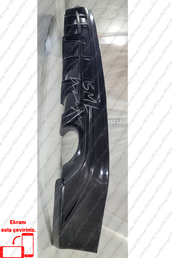 2022-2023-2024 honda civic fe1 arka tampon difüzörü difrizör difrüzör 