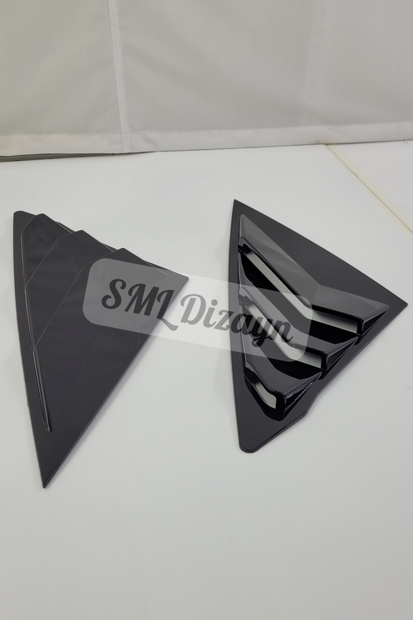 quarter window scoops vent for honda civic 11st gen 2022-2023-2024