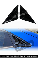 civic fk7 kelebek cam vizör kaplama