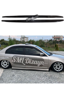 2001-2002-2003-2004-2005-2006 honda civic vtec 2 yan marşpiyel lipi bıçağı eki