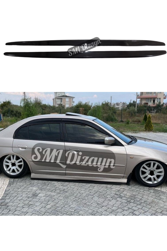 2001-2002-2003-2004-2005-2006 honda civic vtec 2 yan marşpiyel lipi bıçağı eki