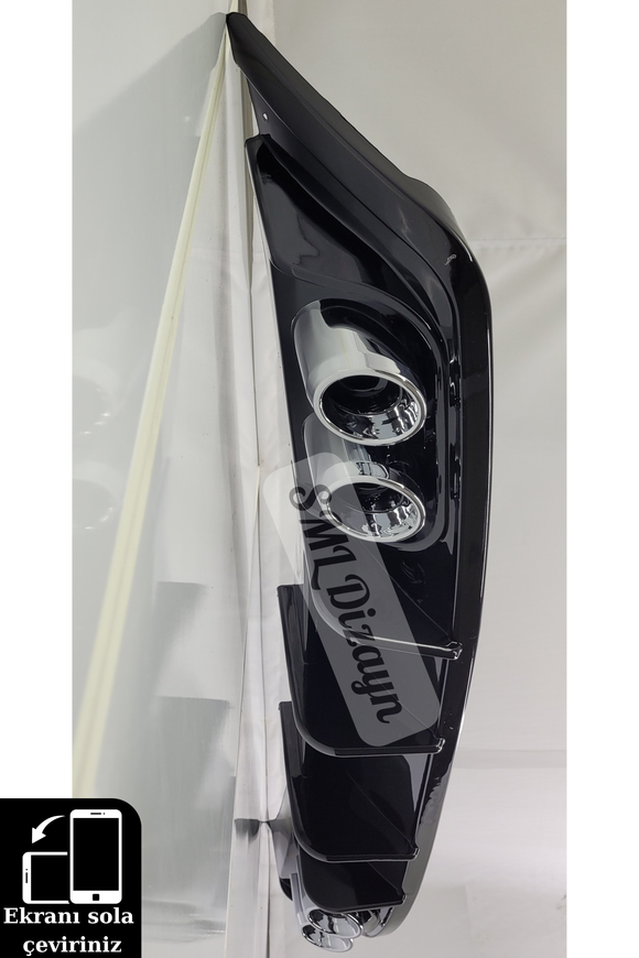 rear diffuser lip for clio IV 2012-2013-2014-2015-2016-2017-2018