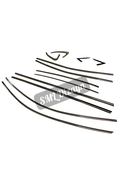 clio 5-5.5 krom cam çıtası nikelaj