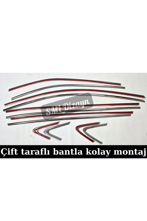 corolla krom cam çıtası