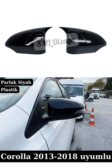 Toyota-Corolla-2013-2018-Yarasa-Ayna-Kapagi-Siyah-SML-Dizayn