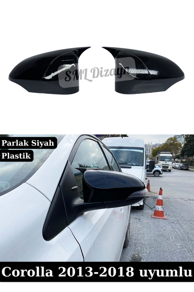 Toyota-Corolla-2013-2018-Yarasa-Ayna-Kapagi-Siyah-SML-Dizayn