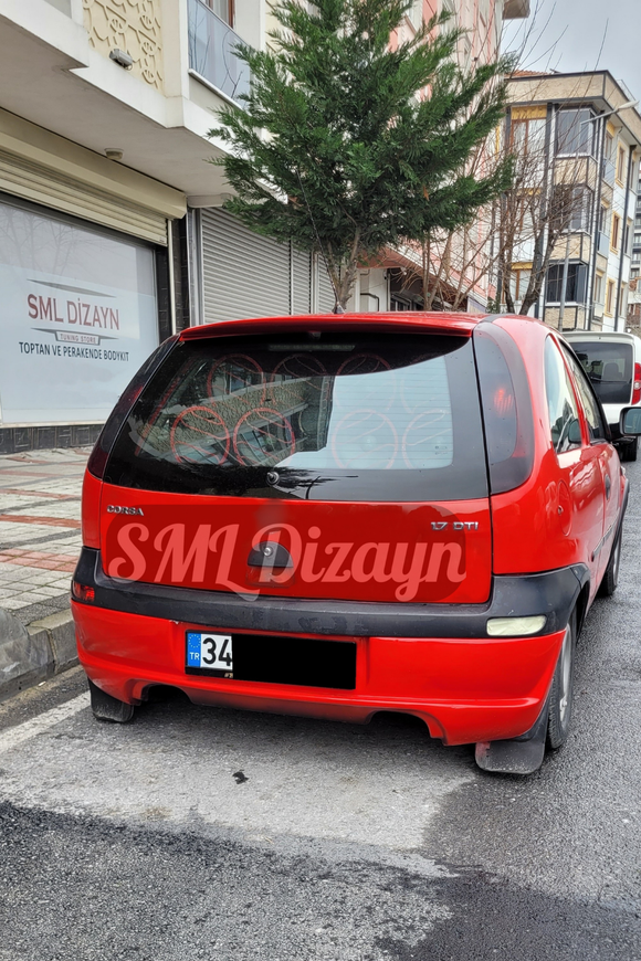 opel corsa c difizör arka tampon eki