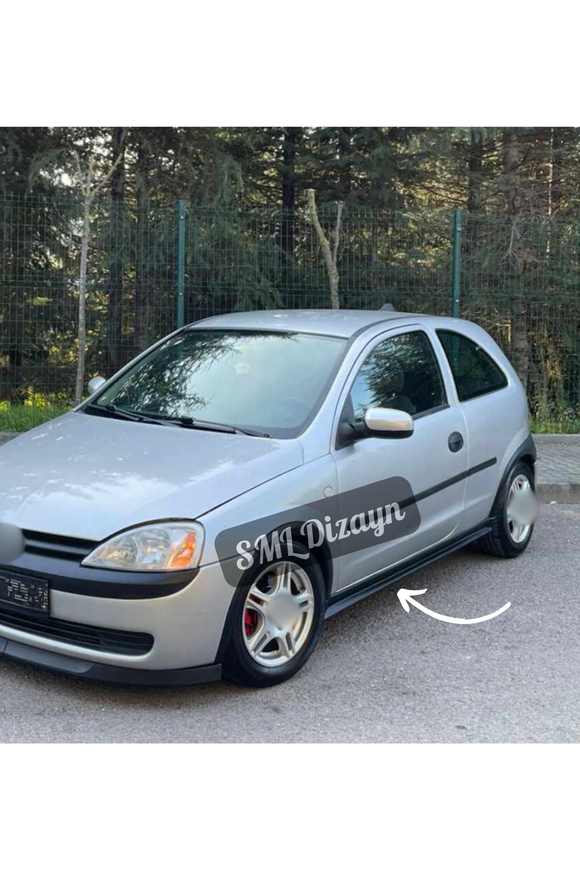 opel corsa c yan kapı altı marşpiyel koruma ek