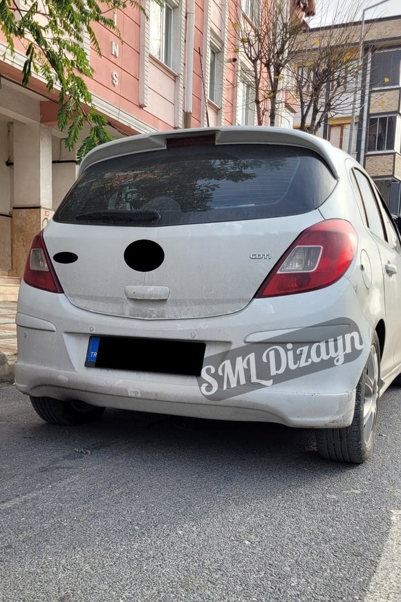 2006-2007-2008-2009-2010-2011-2012-2013-2014 opel corsa d arka ek tampon difüzör difizör