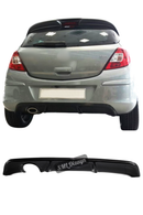 rear diffuser lip for opel corsa d