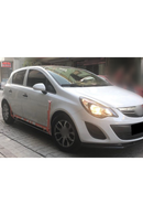 opel corsa d side skirts lips 