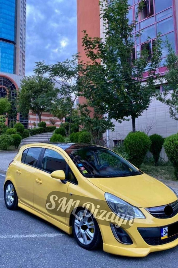 side skirts lips for opel corsa d