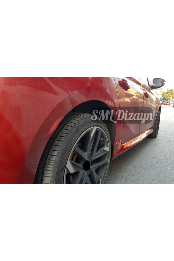 side skirts lips for opel corsa f 2020-2021-2022-2023