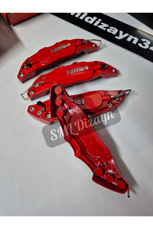 Universal Metal Kaliper Kapağı Jant  Disk Fren Kapağı Sarı 17-18-19-20 inç jantlara uyumlu