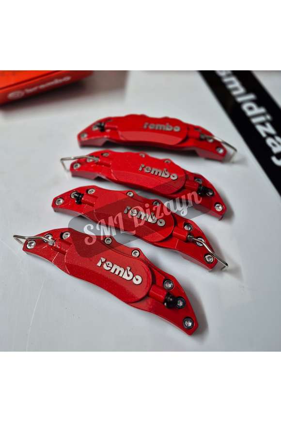 Universal Metal Kaliper Kapağı Jant  Disk Fren Kapağı Sarı 17-18-19-20 inç jantlara uyumlu