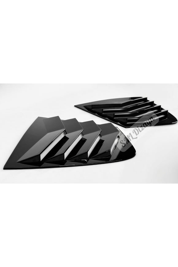 quarter window louvers for fiat tipo