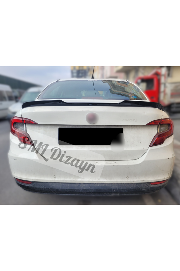rear trunk spoiler for fiat tipo