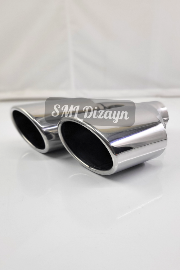 dual exhaust tips for 2017-2018-2019-2020 volkswagen golf 7.5 R