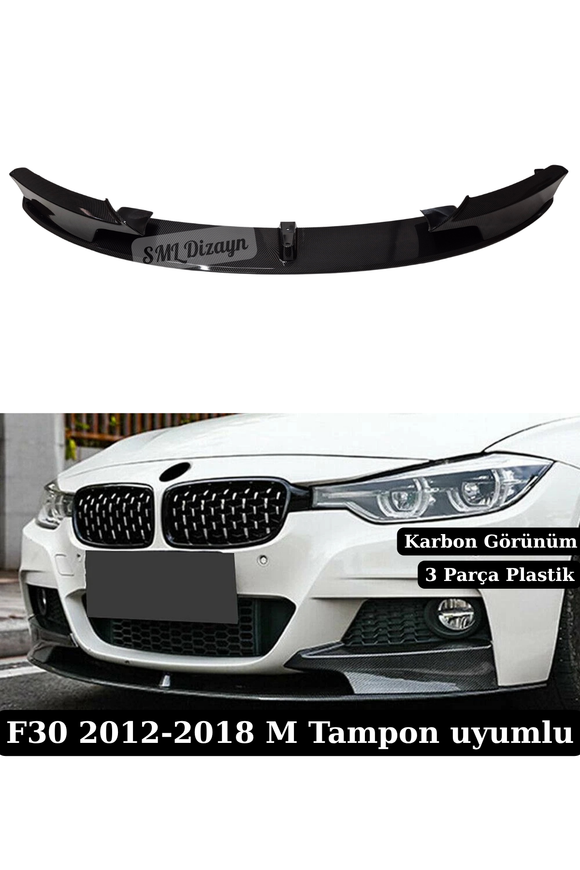 f30 karbon ön lip 