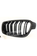 front carbon look grill for bmw f30 f31