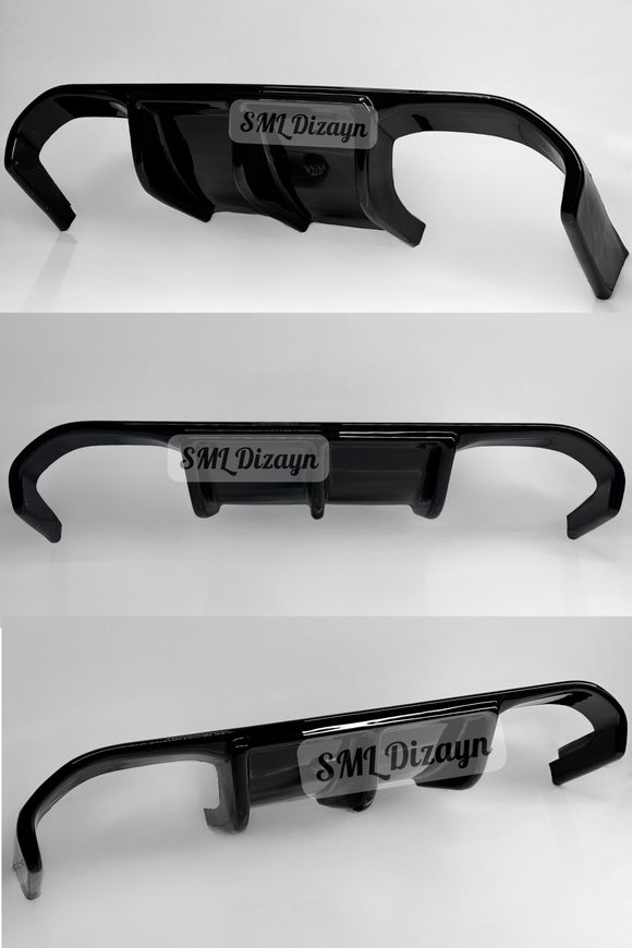 rear diffuser lip for f30 to f80 m3 conversion bumper