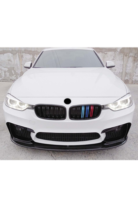 bmw f30 m3 dönüşüm tampon için ön lip ön ek karlık