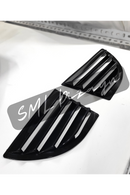 quarter window louvers for honda civic 8th gen