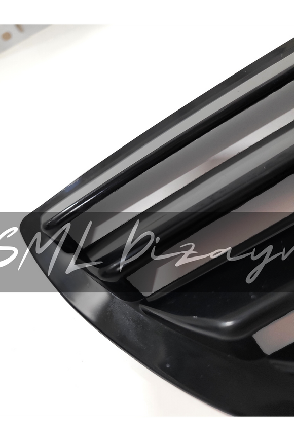 Civic Fd6 Butterfly Window Visor Cover Glossy Black Plastic 2006-2011 