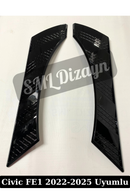 fender vents trim for 2022-2023-2024-2025 honda civic 11th gen